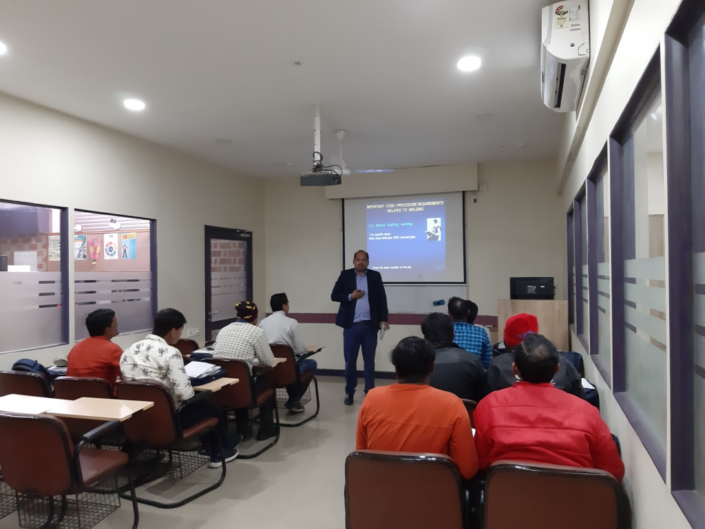 Training for M/s Jindal Stainless Ltd. Welders